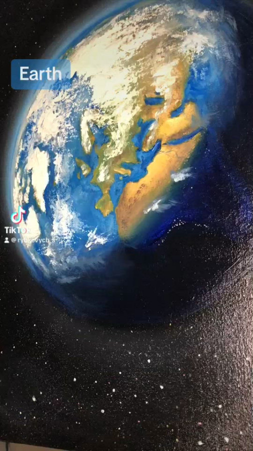 Earth: Spatial Sensation Painting by Stepan Ribkevich